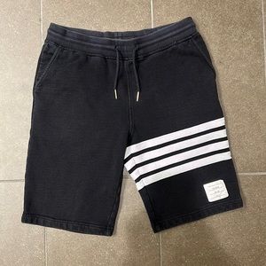 Thom Browne Four Bar Sweat Shorts